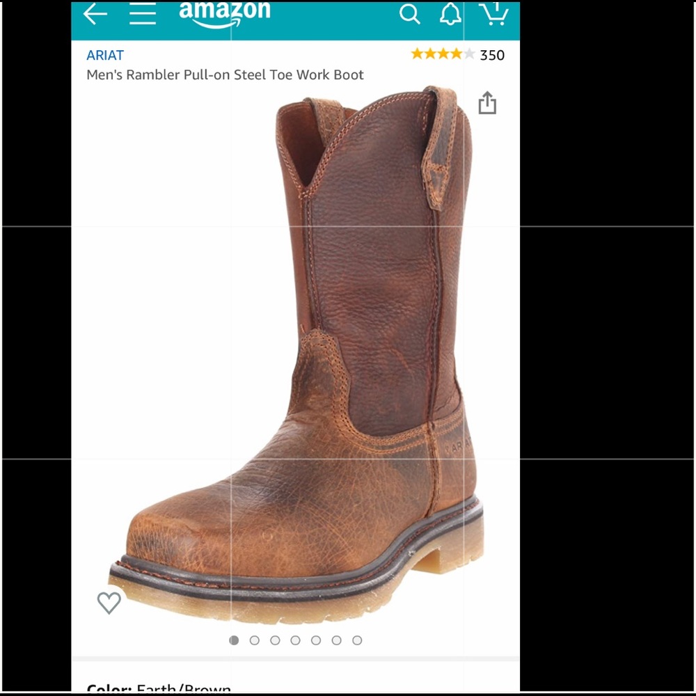 12 EE steel toe work boots